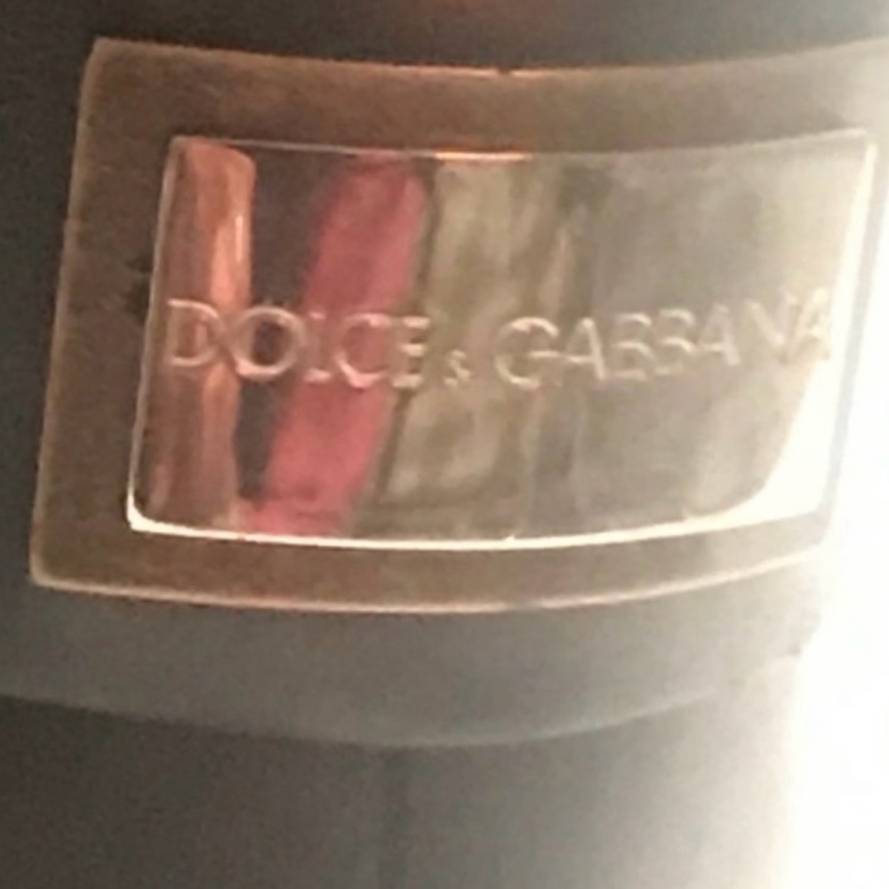 Dolce & Gabbana Made in Italy Black Leather Moto Boots Excellent Condition! - Picture 5 of 16
